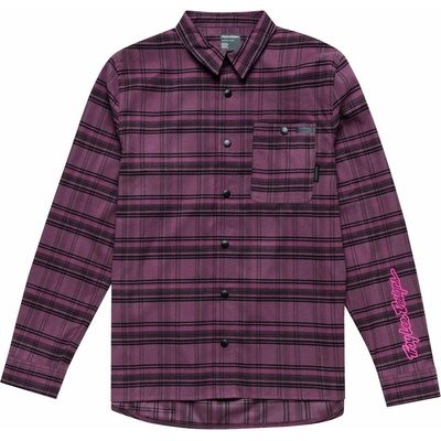 Troy Lee Designs Grind plaid tmavě fialová