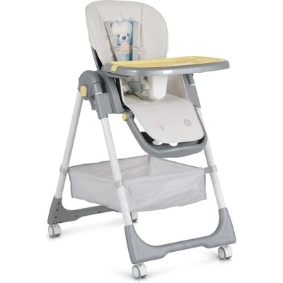 Moni Детски стол за хранене Raffy жълт (3801005151981)