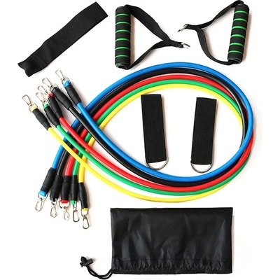 Leaderfitness Ластици за тренировка Фитнес Комплект 11 части
