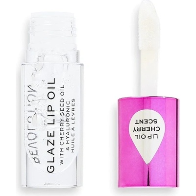 Makeup Revolution Glaze olej na pery Lust Clear Shimmer 4,6 ml