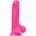 Like True Лепяща се пенис отливка Кибер Кожа "lt slidy fuchsia" 18 см