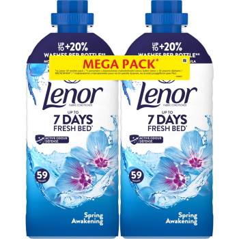 Lenor Омекотител за тъкани Lenor Spring двоен пакет 2 x 1239 мл/118 бр