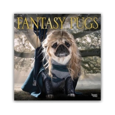 Browntrout Verlags GmbH Fantasy Pugs - Fantasy Möpse 2026 - 16-Monatskalender | BrownTrout Publishers Inc