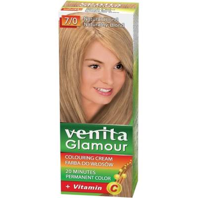 Venita Glamour vlasy farbivo 7/0 Natural Blonde