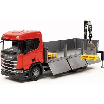 EMEK SCANIA R500 Next Gen 6x4 valník HIAB červená