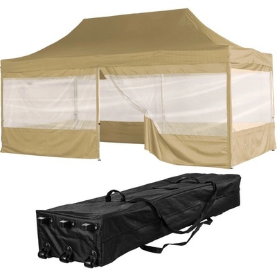 Instent PRO 58616 Zahradní párty stan 3 x 6 champagne