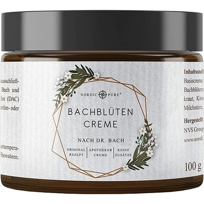 Nordic Pure Крем с цветни есенции, по метода на д-р Бах 100 g | Nordic Pure (NP-BachbCreme-100 NVS)