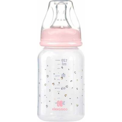KikkaBoo Бебешко шише KikkaBoo Savanna - РР, 120 ml, розово (31302020123)