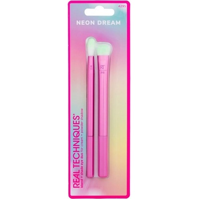 Real Techniques Neon Dream Blend + Shade Eye Duo sada štětců na oči