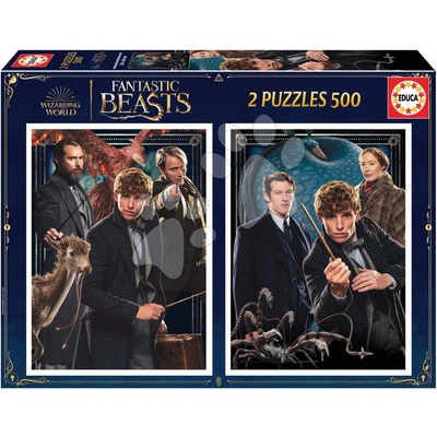 Educa Fantastic Beasts 2x500 dielov a Fix lepidlo
