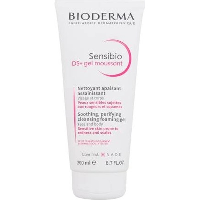 BIODERMA Sensibio DS+ Cleansing Gel почистващ гел за раздразнена кожа 200 ml за жени