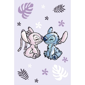 Jerry Fabrics Лилаво детско одеяло от флийс 100x150 cm Lilo a Stitch "Purple" - Jerry Fabrics (24BL164)