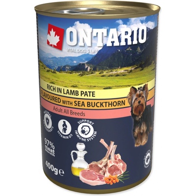 Ontario Lamb Rice and Sunflower Oil 400 g