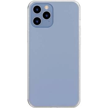 Baseus твърд кейс от матирано стъкло с гъвкава рамка за iPhone 12 Pro Max, Бял (WIAPIPH67N-WS02) (WIAPIPH67N-WS02)