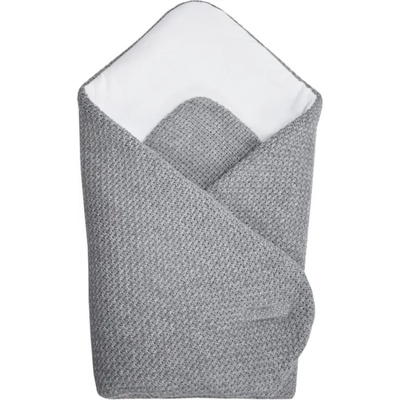 EKO - Poland Бебешко плетено одеяло сиво