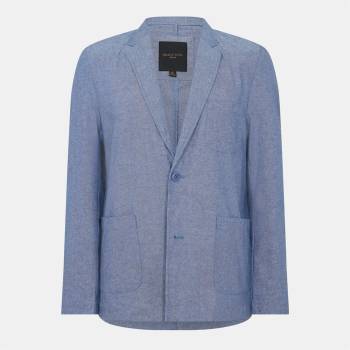Brave Soul Сако Brave Soul Men's Two Button Long Sleeve Blazer - LBlue Chambray
