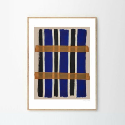 Moikka Plagát Checkered by Berit Mogensen Lopez 50x70