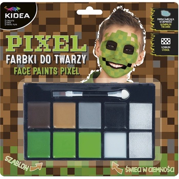 Derform Kidea farby na tvár Pixel