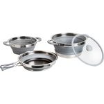 Brunner Комплект съд Brunner Volcano Pasta al Volo Fold-Away Pot set - Grey / Silver - размер Ø 24 cm (532-2681-0111)