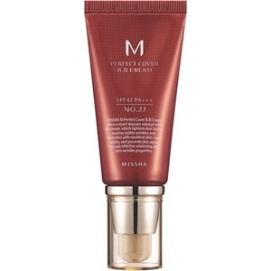 Missha ББ крем с SPF42/PA+++ №27 Honey beige 50мл Missha M Perfect Cover BB Cream SPF42/PA+++ №27 Honey beige 50мл