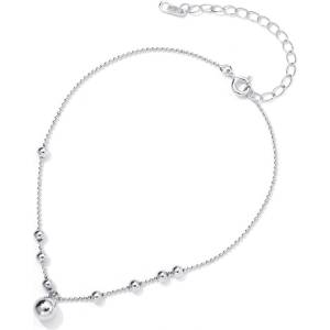 Silenti Jewelry Сребърна гривна за крак "Рондо