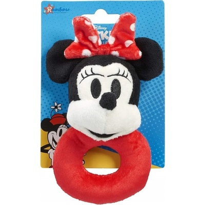 Rainbow Plyšové chrastítko myška Minnie