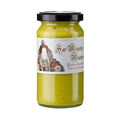 Kornmayer - hořčice Her Majesty´s, s hořkým pomerančem a karamelem, 210 ml