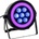 LWS 7+48SMD Wash Pixel Lamp Светлинен ефект (LW14096)