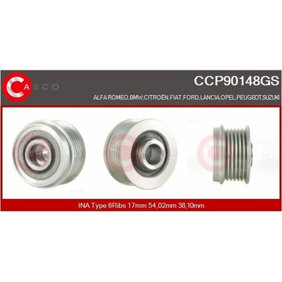 Řemenice, generátor CASCO CCP90148GS