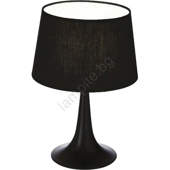 Ideal Lux - Настолна лампа LONDON 1xE27/60W/230V черна (ID110554)