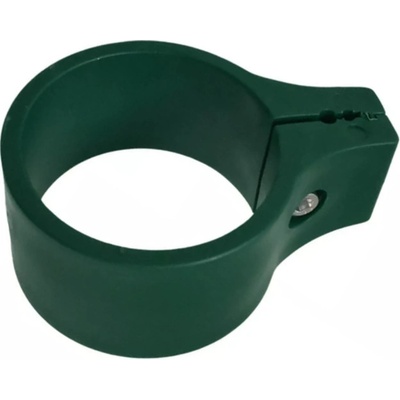 Objímka na kruhový stĺpik 48 mm plastová koncová RAL6005