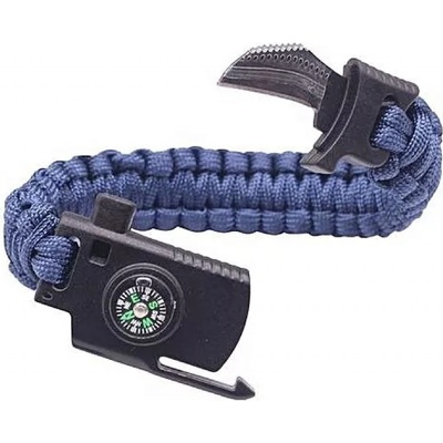 M5 Multi Paracord Survival modrá
