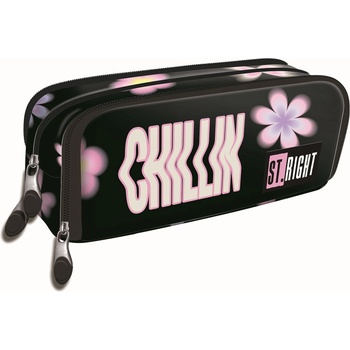ST.RIGHT Ученически несесер St. Right Flower Mood - 3 ципа (5903235697074)