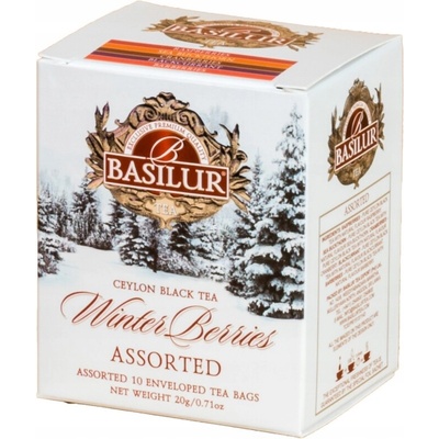Basilur Winter berries assorted čierny čaj 10 sáčkov