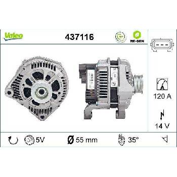 generátor VALEO 437116
