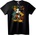 NOONEBRAND Тениска Mickey Mouse Геометрична - L, Black