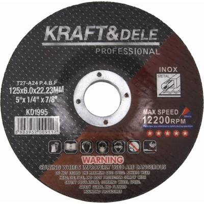 Kraft Dele brúsny kotúč 125 x 6,0 x 22,23 mm KD1995