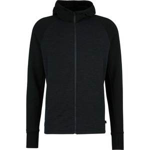 Stoic Мъжко вълнено яке Stoic MerinoFleece260 FlenSt. Zip Hoody Merino hoodie - Black / Black / Melange (005-6570-0113)