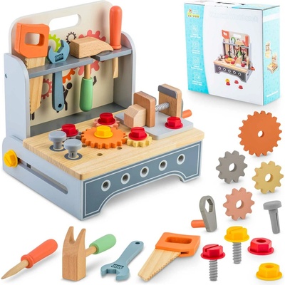 Ricokids Drevená dielňa s náradím RK-877