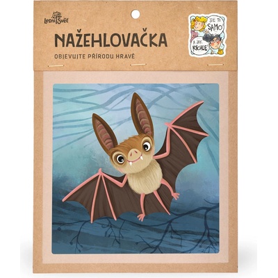 Lesní svět Nažehlovačka M 056 - Netopýr