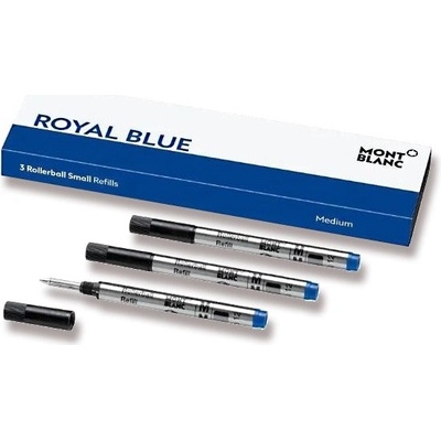 Montblanc do malých rollerů M 3 ks modrá 128241 Náplň