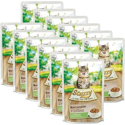Stuzzy Cat Chunks telecí kousky ve šťávě 12 x 85 g