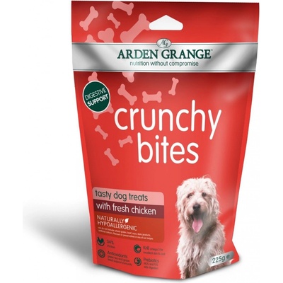 Arden Grange Crunchy Bit. Chicken pochoutka 225 g