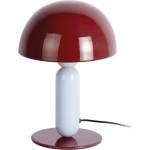 Leitmotiv Бордо/светлосиня метална настолна лампа (височина 30 cm) Firenze round - Leitmotiv (LM2302RD)