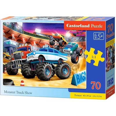 Castorland Monster Truck Show 70 dielov