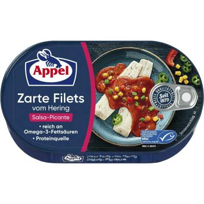 Appel Filety ze sleďů Salsa Picante v pikantní omáčce 200 g