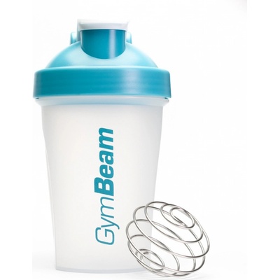 GymBeam Šejker Blend Bottle priesvitno-modrý 400 ml