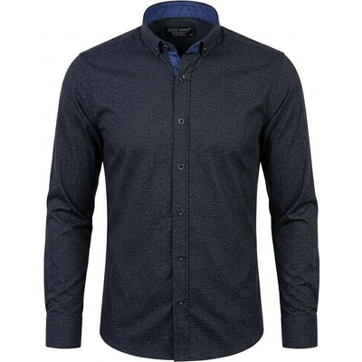 Ego man pánská košile regular fit EGR-500-2 černá