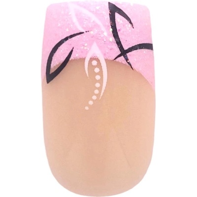 DIVINE cosmetics BN17 Umělé nehty dekorované 24 ks