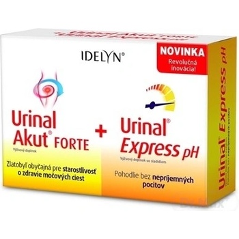 Idelyn Urinal Akut FORTE 10 kapsúl + Idelyn Urinal Express pH 6 ks